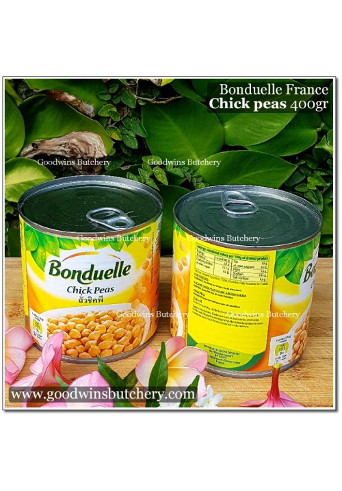 France Bonduelle CHICK PEAS kacang arab 400g